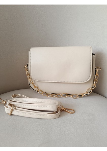 Is Berceste Kadın Zincir Detaylı El Omuz Çantası