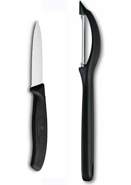 Domates Soyacağı - 8 cm Tırtıklı Sebze Meyve Bıçağı