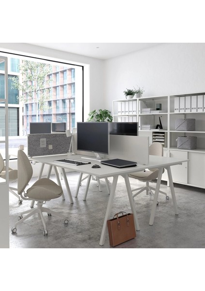 Trotten Çalışma Masası Beyaz 160 x 80 cm modelleri