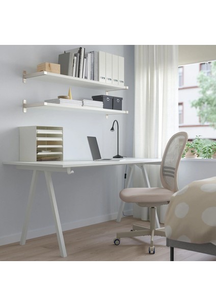 Trotten Çalışma Masası Beyaz 160 x 80 cm