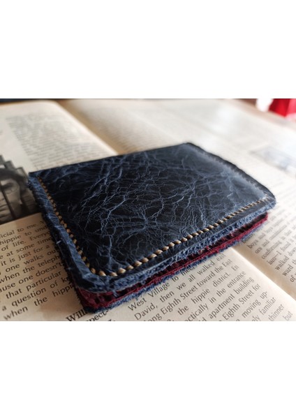 Hakiki Deri Üst Kalite Tamamen El Emeği Minimalist Cüzdan 15.5X10.5 cm Sda1 fiyatları