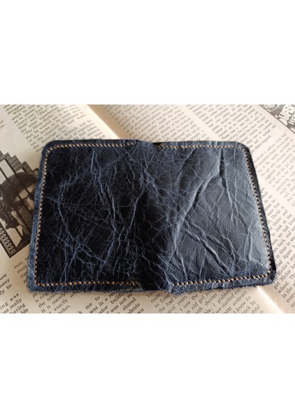 Hakiki Deri Üst Kalite Tamamen El Emeği Minimalist Cüzdan 15.5X10.5 cm Sda1 indirimleri