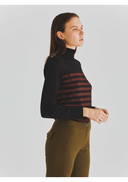 Cep Detaylı Kadın Pantolon Haki k2012041_023 modelleri