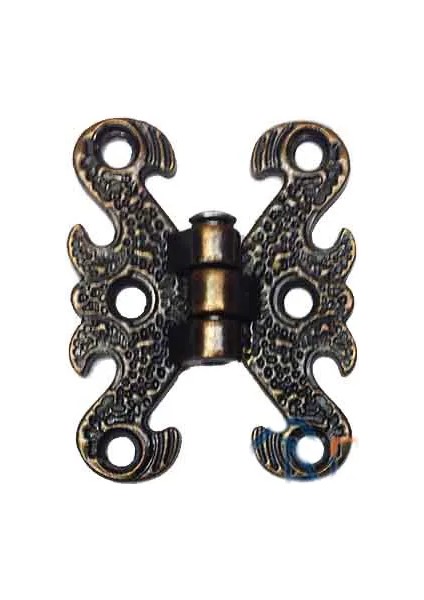 Zamak Kelebek Menteşe - Küçük, 30X40MM, Oksit, 100 Adet