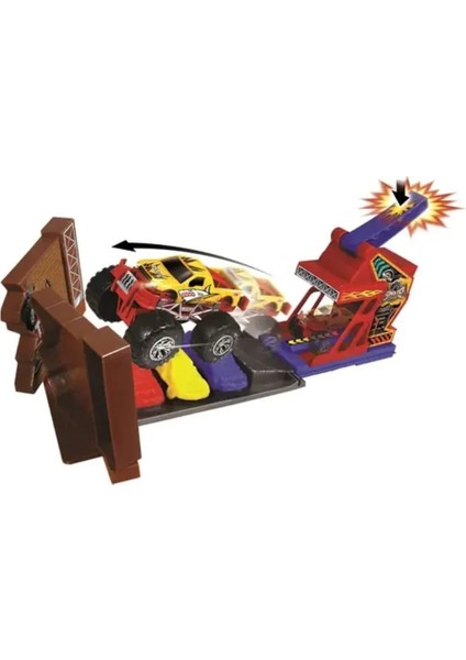 Express Wheels Die Cast Metal Araçlı Fırlatma Rampası modelleri