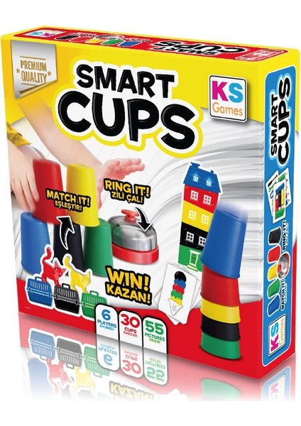 Ks Games Smart Cups Akıllı Bardaklar Zeka Oyunu