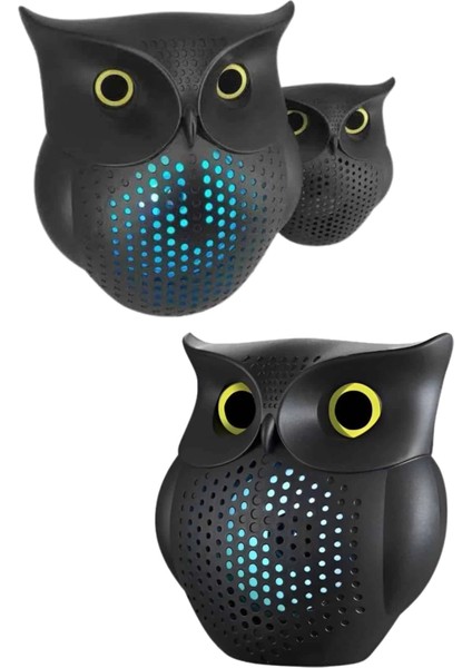 Bluetooth Hoparlör Tws Kablosuz Rgb Işıklı Dekoratif Taşınabilir Baykuş indirimleri