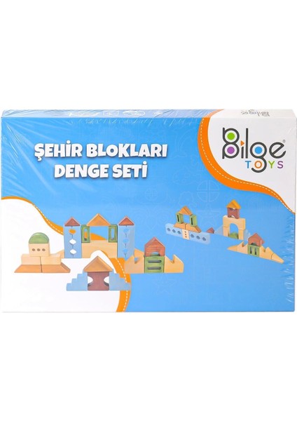 BLG-107A Ahşap Şehir Blok Seti