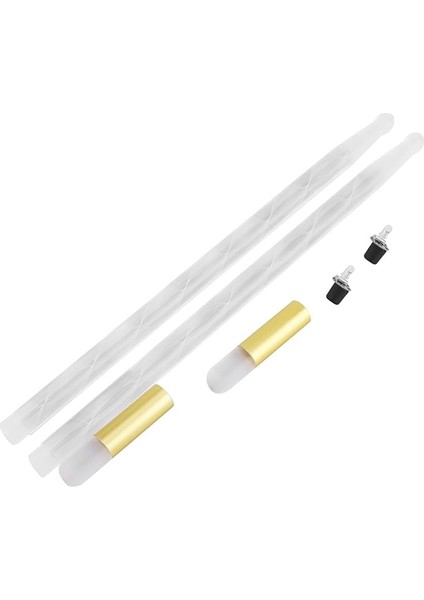 2 Adet Baget, LED Işıklı Baget Hareket Bagetleri Büyük Ölçekli Gece Etkinlikleri Için Parlayan LED Bagetler Gece 5A