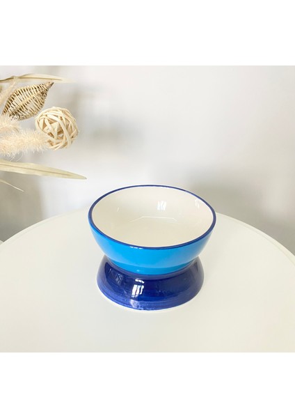 Seramik Kedi ve Köpek Mama Su Kabı Luna Model(Lacivert) indirimleri