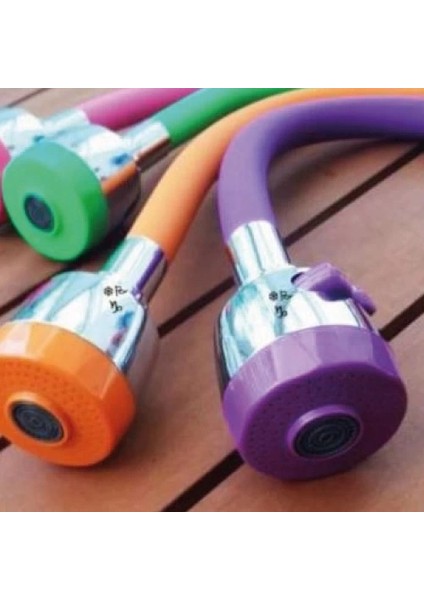 Renkli Oynar Başlıklı Silikonlu Musluk Başlığı Kubar Su Tasarruflu Musluk Başlığı fırsatları