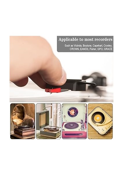 Pikap Iğnesi, Pikap Için 4 Adet Yedek Iğne, Pikap Iğnesi, Pikap Için Iğne, Ses Pikap, Crosley, Ion, Jensen, Bush ve Tik Için Yedek Iğne modelleri