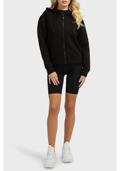 Allie Regular Fit Kapüşonlu Uzun Kollu Spor Sweat V3RQ11K7UW2 Bayan Sweat V3RQ11K7UW2 Jblk fiyatları