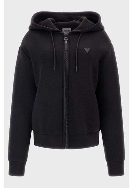 Allie Regular Fit Kapüşonlu Uzun Kollu Spor Sweat V3RQ11K7UW2 Bayan Sweat V3RQ11K7UW2 Jblk fırsatları