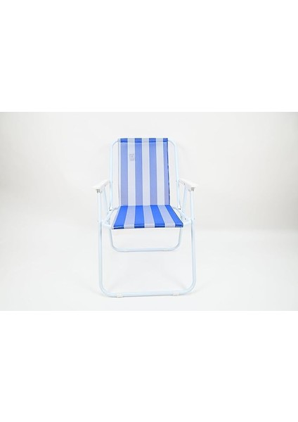 Çelik Plaj Sandalyesi - Mavi