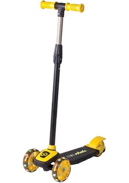Cool Wheels Twist LED Işıklı 3 Tekerlekli Scooter Sarı fiyatları