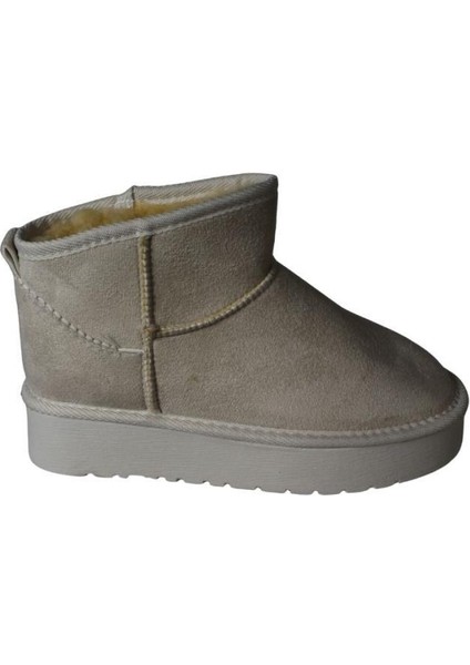 Yazkış Kadın Deve Tüyü Siyah Içi Yünlü Bilekten Kalın Taban Mini Bot fiyatları