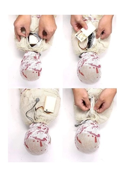 Halloween Sensörlü Işıklı Hareketli Mumya indirimleri