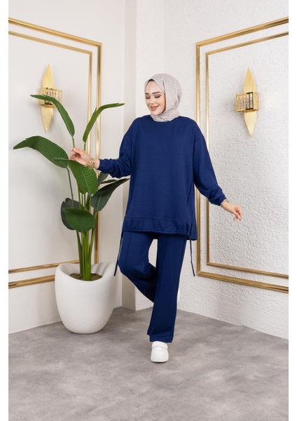 Bağcıklı Modal Ikili TAKIM-5065 Lacivert indirimleri