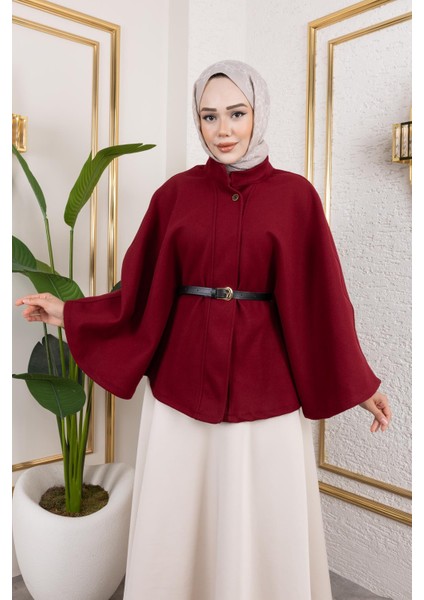 Ithal Kaşe PANÇO-6061 Bordo modelleri