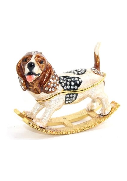 Swarovski Taşlı Tekli Köpek