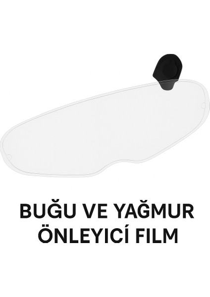 Motosiklet Pinlock Kask Vizörü Buğu Buhar Önleyici Film (Kask Değildir) fiyatları