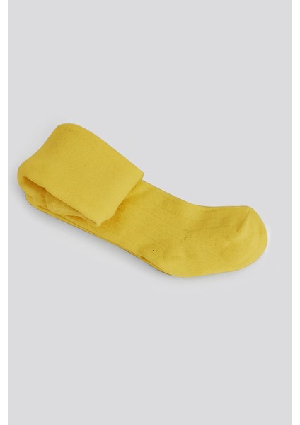 Bistyle Derby Mix Tekli Penye Külotlu Çorap BS50102M Sarı modelleri