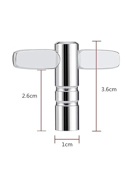 4 Adet Davul Anahtarı, Davul Akort Anahtarı, Davulcular Için Akort Anahtarı, Davul, Vurmalı Çalgı, Perküsyon Enstrümanları 1-Z ve 3 T Anahtar, Gümüş fırsatları