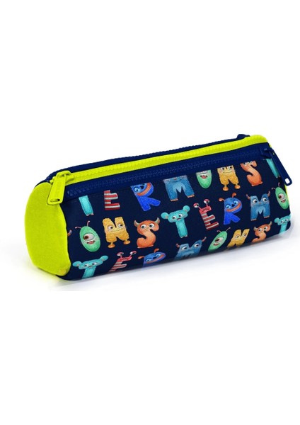 Coral High Kids Lacivert Neon Sarı Monster Desenli Üç Bölmeli Kalem Çantası 22026 fiyatları