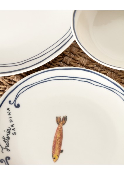 Poisson 2 Kişilik 6 Parça Yemek Seti - Lacivert fırsatları