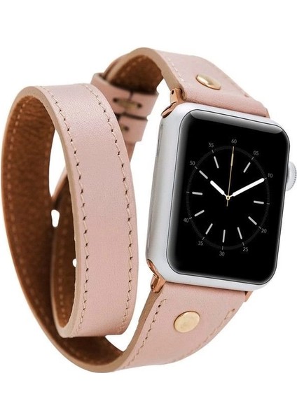 Apple Watch Uyumlu Deri Kordon 38-40-41MM Slim Dtgt Nu1