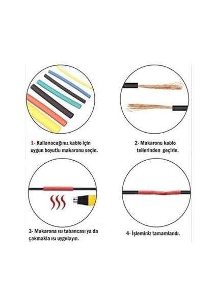 Kablo Koruyucu 560 Parça Isıyla Daralan, Elektrik Kablosu Isıya Dayanıklı Koruyucu Set Kutulu Yüksek Tutuş Kalitesi fırsatları