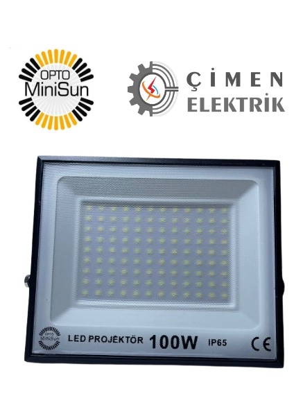 Opto Minisun M38100 100W LED Projektör 6400K Beyaz Işık