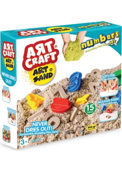 03678 Dede, Artstand Numaralar Kum Seti 500GR modelleri