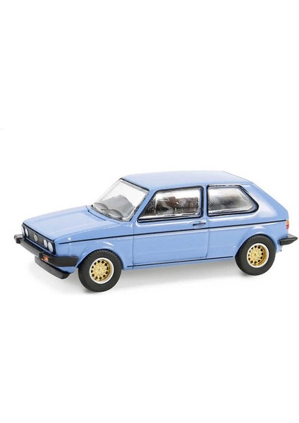 Greenlight 1/64 Club Vee-Dub Series 19- 1982 Volkswagen Golf– Monaco Blue