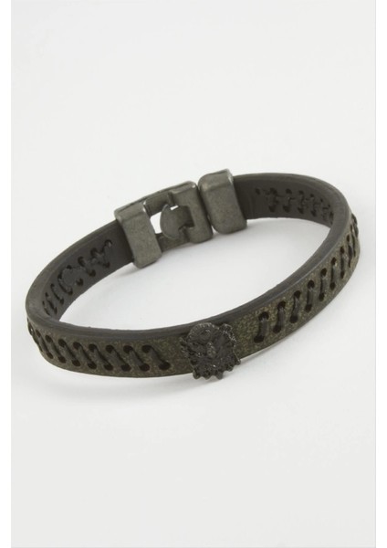 Osmanlı Bayrağı Kaliteli Suni Deri Bileklik