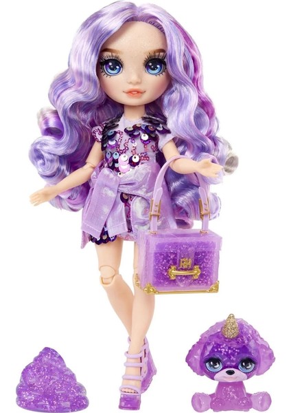 Rainbow High Violet Parlak Slime ve Evcil Hayvan Serisi Bebeği fiyatları