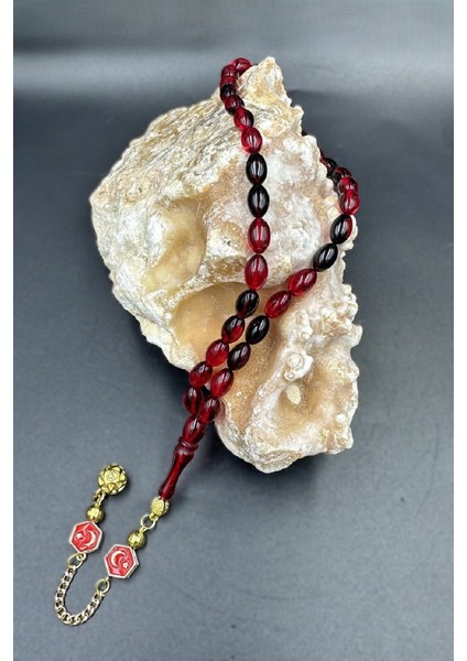 Siyah Kırmızı Ateş Kehribar Tespih fırsatları