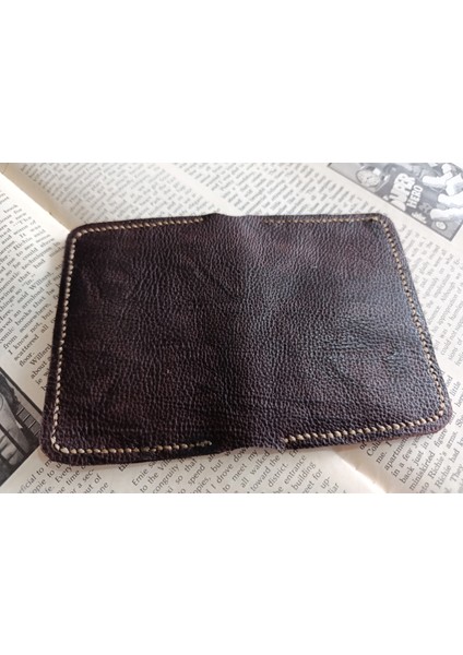 Hakiki Deri Üst Kalite Tamamen El Emeği Minimalist Cüzdan 15.5X10.5 cm Sda2 fiyatları