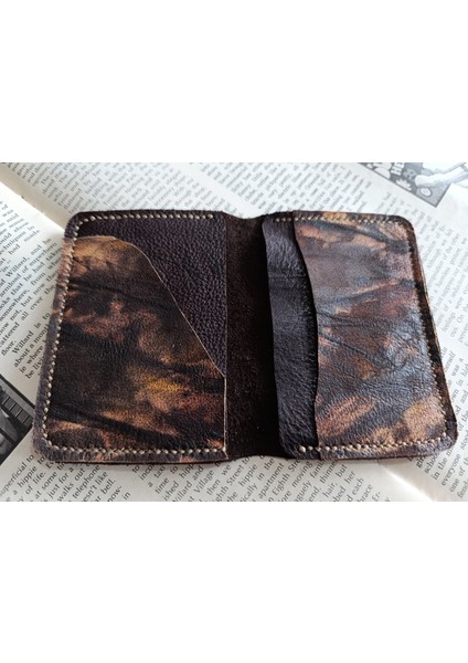 Hakiki Deri Üst Kalite Tamamen El Emeği Minimalist Cüzdan 15.5X10.5 cm Sda2 indirimleri