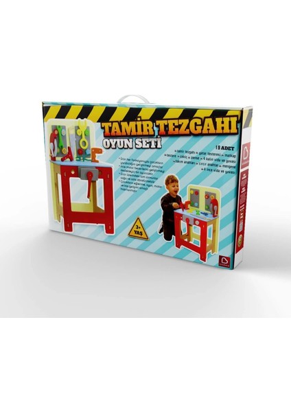 1014 Ahşap Tamirci Tezgahı - Lulubere Oyuncak indirimleri
