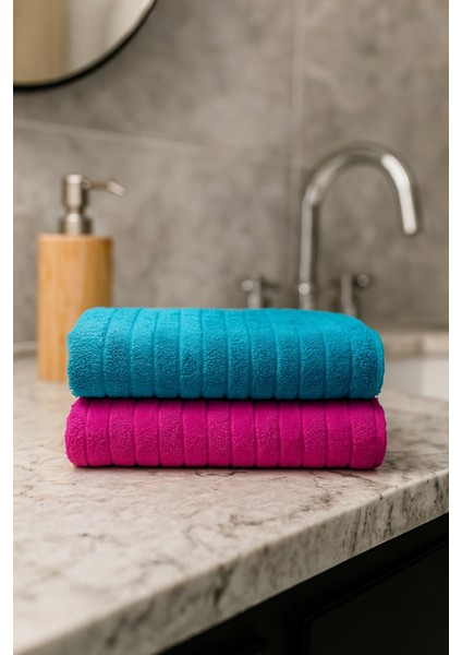 2 Adet 70X140 Doğal Penye Ipinden Üretilmiş Banyo Havlusu Suyu Çabuk Emer Uzun Yıllar Yumuşak Kalır fiyatları