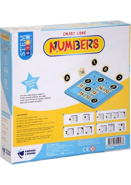 ZMK-1739 Numbers Akıllı Kod Sayılar modelleri