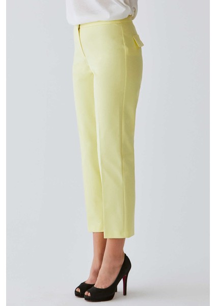 Düz Paça Kadın Pantolon Sarı Y1912114_009 fiyatları