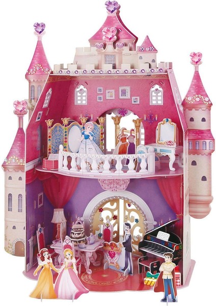 Cubicfun Prenses Doğumgünü Şatosu 3D Puzzle - CUB/E1622H fiyatları