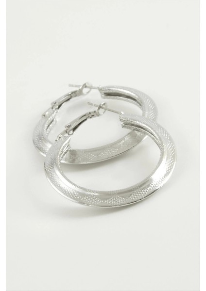 Üçgen Halka Küpe 4 cm