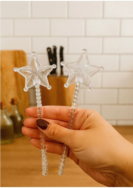 2'li Yıldız Figürlü Şık ve Eğlenceli Sihirli Tuzluk - Boncuk Detaylı Tuzluk Karabiberlik Baharatlık fiyatları