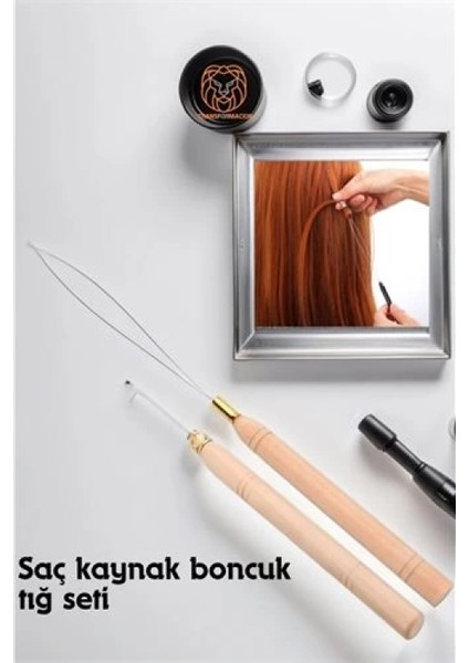 Saç Boncuk Uzatma Keratin Tığı Misina Seti fiyatları