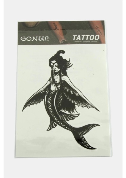Deniz Kızı Tattoo Dövme Sticker