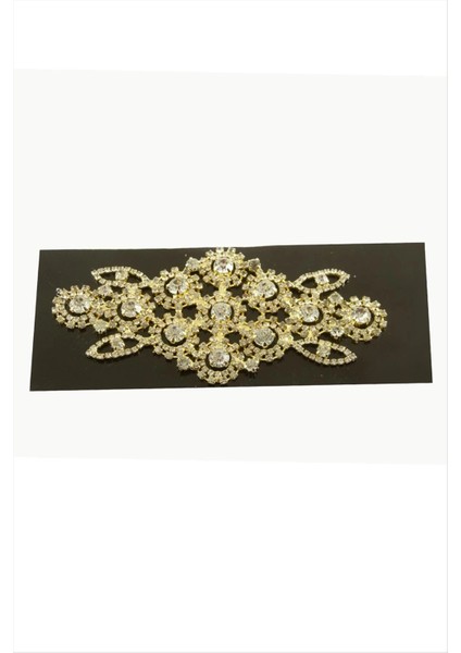 Çiçek Taşlı Alınlık Saç Aksesuarı